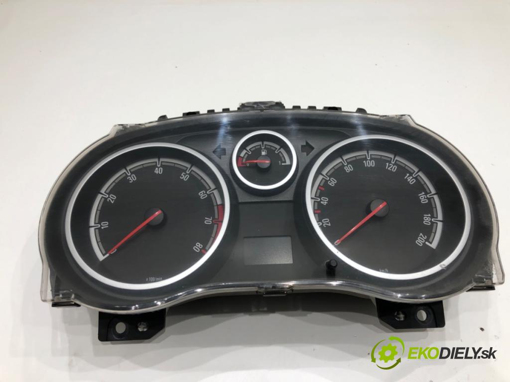 OPEL CORSA D (S07) 2006 - 2014    1.2 (L08, L68) 59 kW [80 KM] benzyna 2006 - 2014  Prístrojovka P0013264267 (Prístrojové dosky, displeje)