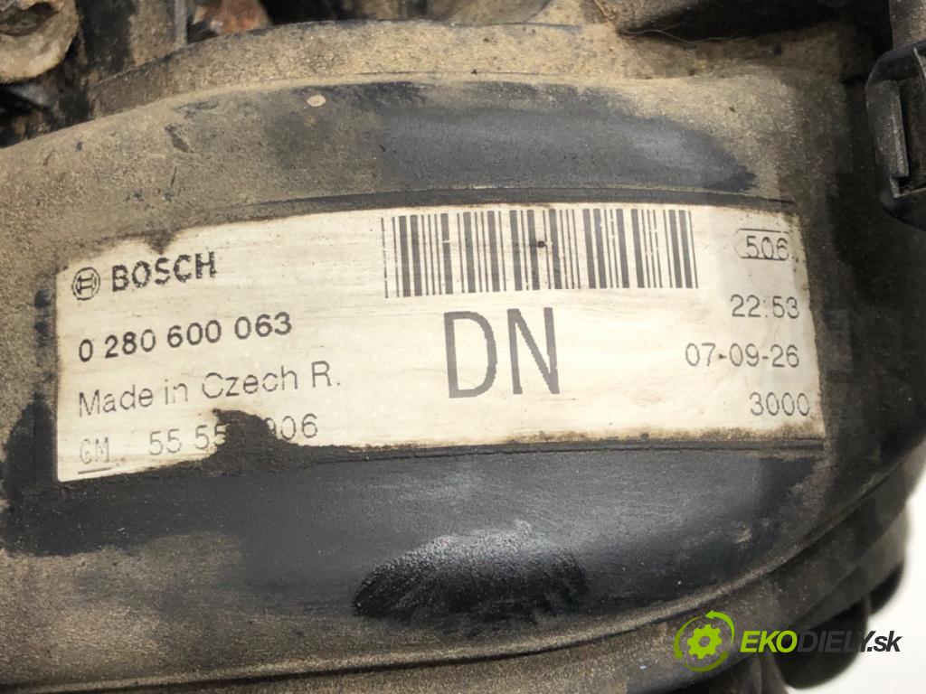 OPEL CORSA D (S07) 2006 - 2014    1.2 (L08, L68) 59 kW [80 KM] benzyna 2006 - 2014  Potrubie sacie, sanie 0280600063 (Sacie potrubia)