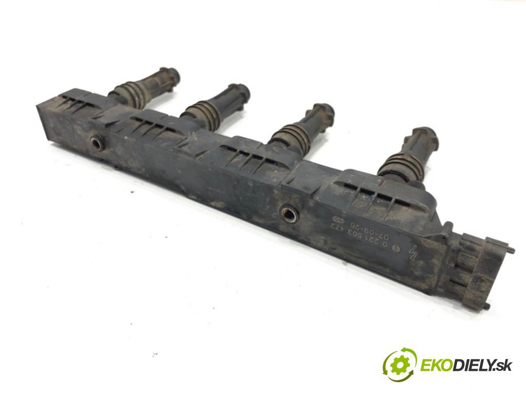 OPEL CORSA D (S07) 2006 - 2014    1.2 (L08, L68) 59 kW [80 KM] benzyna 2006 - 2014  Cievka zapaľovacia 0221503472 (Zapaľovacie cievky, moduly)