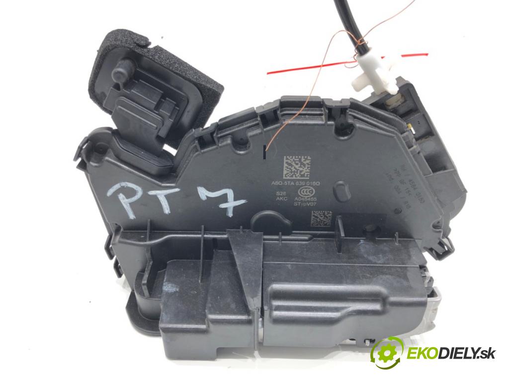 SKODA SUPERB III (3V3) 2015 - 2022    2.0 TDI 147 kW [200 KM] olej napędowy 2020 - 2022  zámok dveře pravý zadní část 5TA839016Q