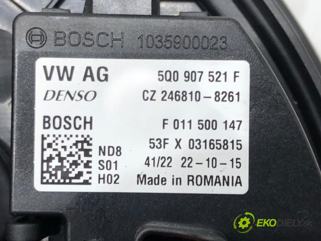SKODA SUPERB III (3V3) 2015 - 2022    2.0 TDI 147 kW [200 KM] olej napędowy 2020 - 2022  topení 5Q0907521F
