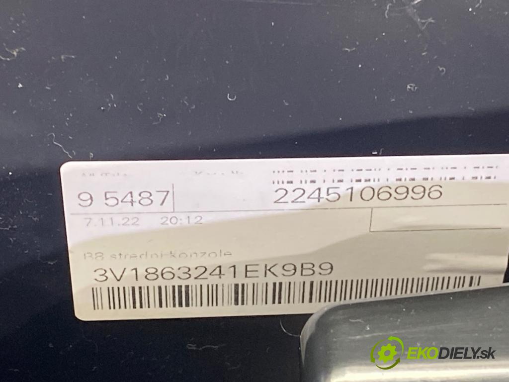 SKODA SUPERB III (3V3) 2015 - 2022    2.0 TDI 147 kW [200 KM] olej napędowy 2020 - 2022  Tunel stredový 3V1880492 (Stredový tunel / panel)