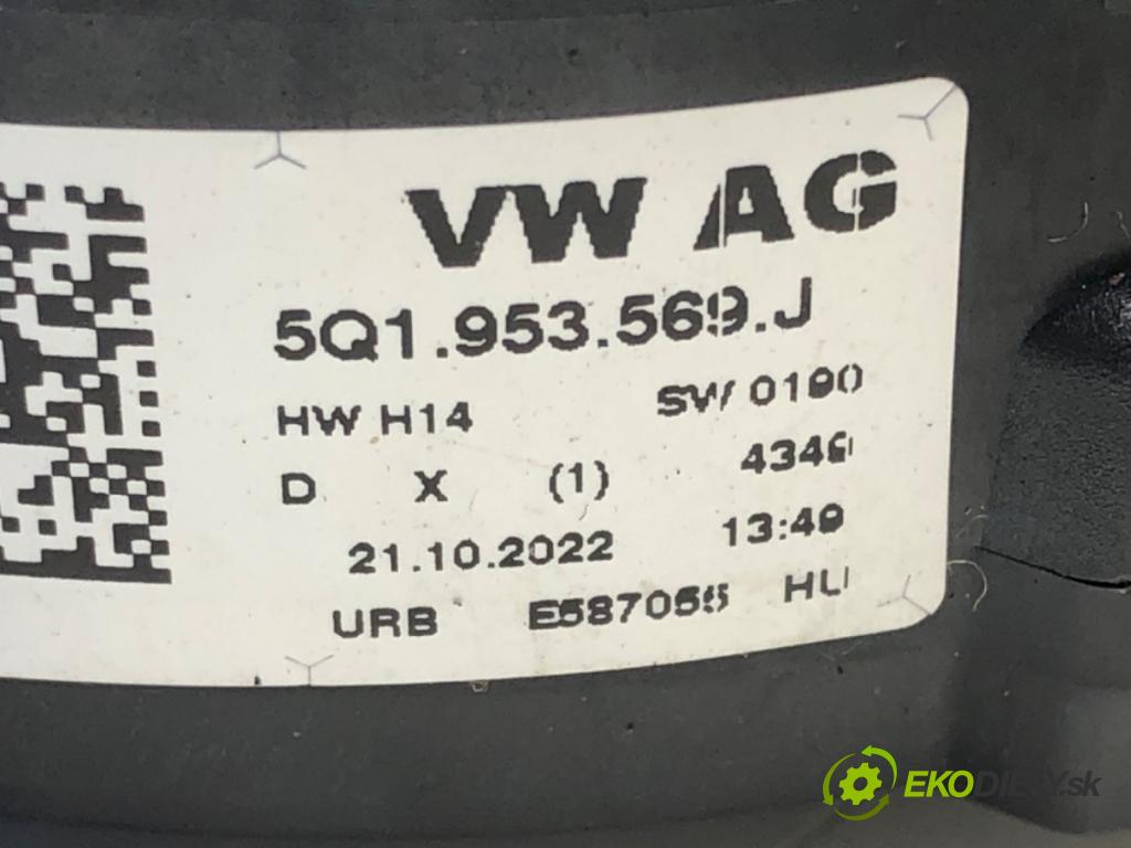 SKODA SUPERB III (3V3) 2015 - 2022    2.0 TDI 147 kW [200 KM] olej napędowy 2020 - 2022  Krúžok, slimák airbag 5Q1953569J (Airbagy)