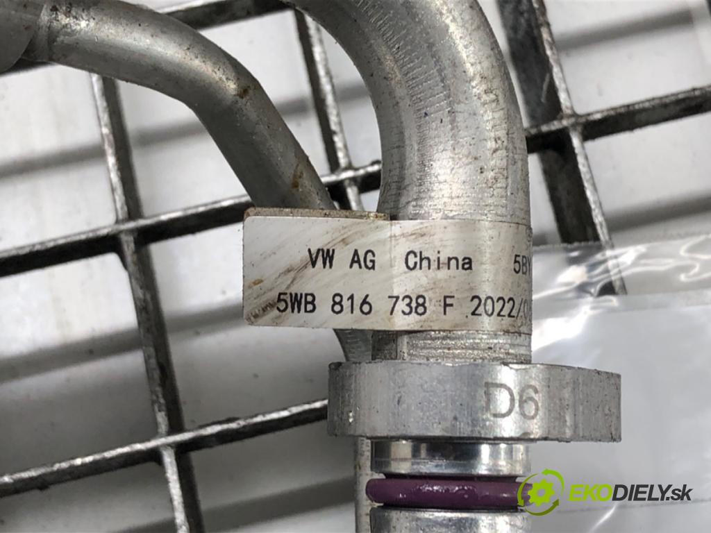 SKODA SUPERB III (3V3) 2015 - 2022    2.0 TDI 147 kW [200 KM] olej napędowy 2020 - 2022  rúrka klimatizácie 5WB816738F (Rúrky klimatizácie)