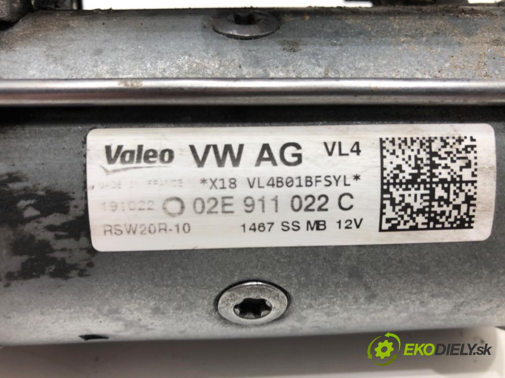 SKODA SUPERB III (3V3) 2015 - 2022    2.0 TDI 147 kW [200 KM] olej napędowy 2020 - 2022  Štartér 02E911022C (Štartéry)