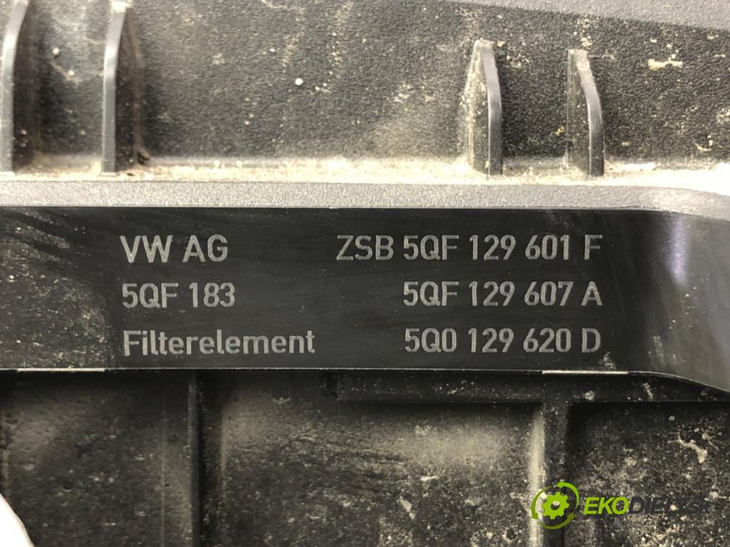 SKODA SUPERB III (3V3) 2015 - 2022    2.0 TDI 147 kW [200 KM] olej napędowy 2020 - 2022  Obal filtra vzduchu 5QF129601F (Obaly filtrov vzduchu)