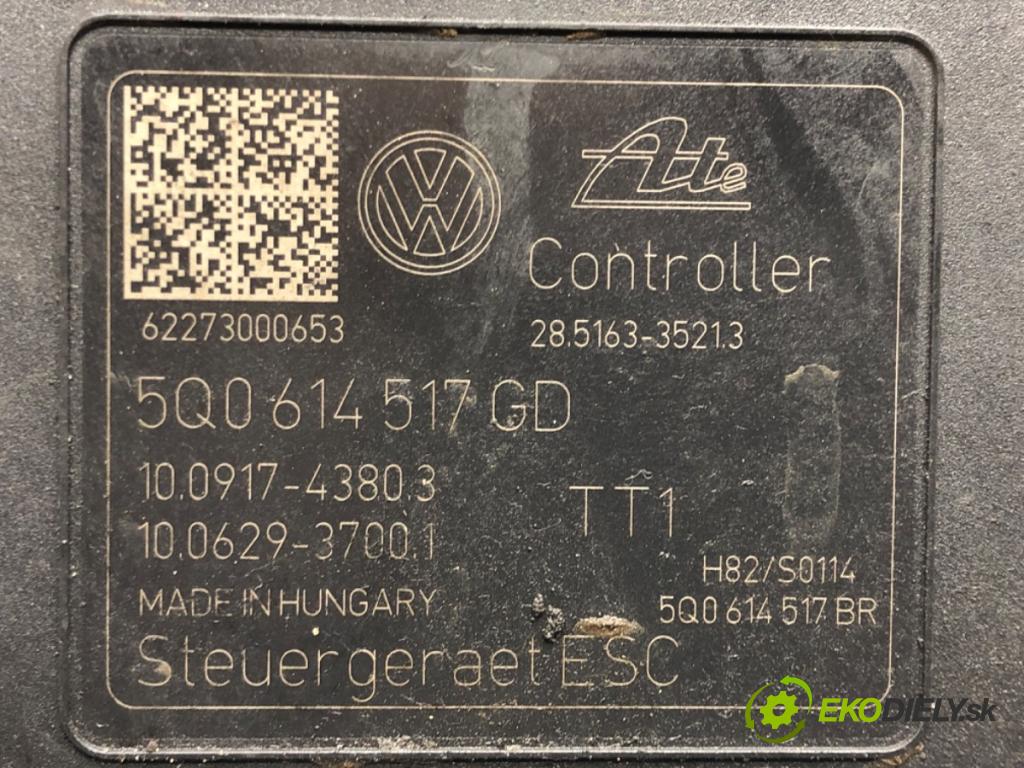 SKODA SUPERB III (3V3) 2015 - 2022    2.0 TDI 147 kW [200 KM] olej napędowy 2020 - 2022  Pumpa ABS 5Q0614517GD (Pumpy ABS)