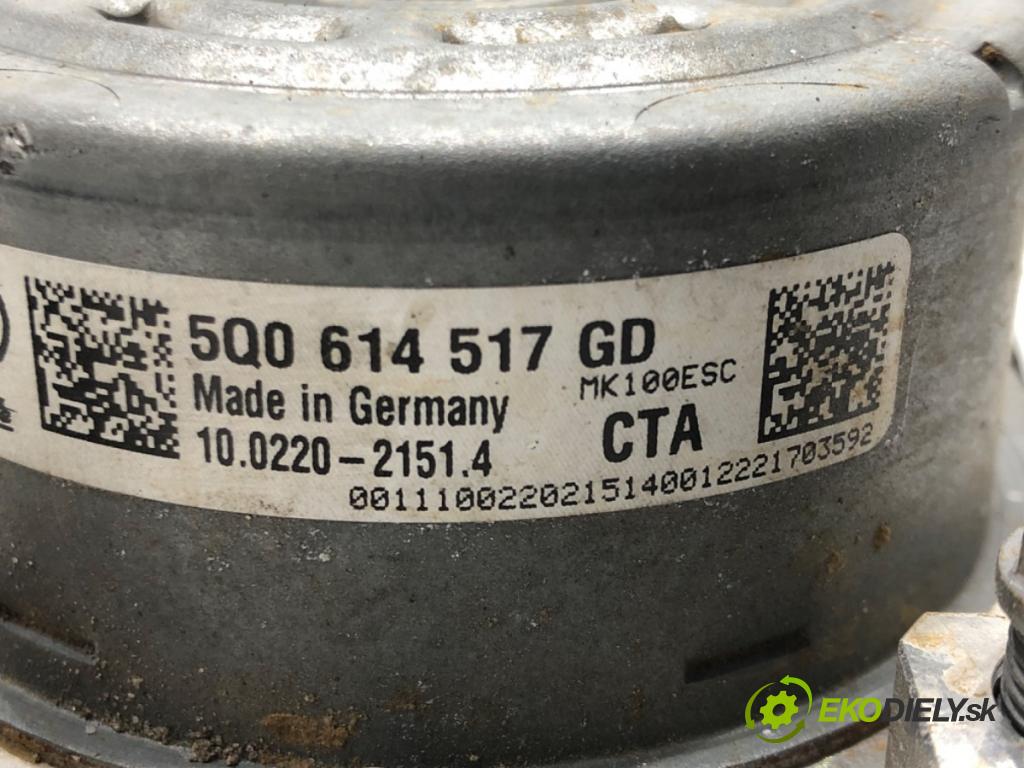 SKODA SUPERB III (3V3) 2015 - 2022    2.0 TDI 147 kW [200 KM] olej napędowy 2020 - 2022  Pumpa ABS 5Q0614517GD (Pumpy ABS)