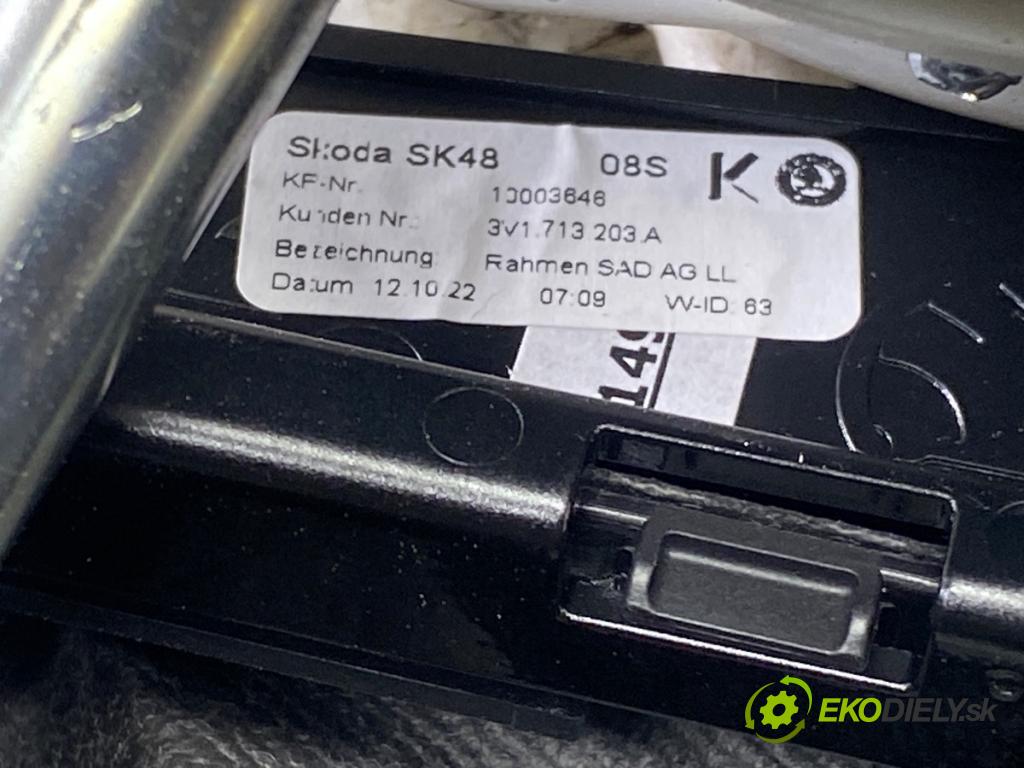 SKODA SUPERB III (3V3) 2015 - 2022    2.0 TDI 147 kW [200 KM] olej napędowy 2020 - 2022  Kulisa 3Q1713023AH (Rýchlostné páky / kulisy)