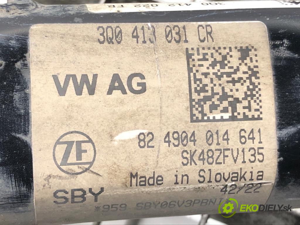 SKODA SUPERB III (3V3) 2015 - 2022    2.0 TDI 147 kW [200 KM] olej napędowy 2020 - 2022  Tlmič ľavy predný ZE 3Q0413031CR