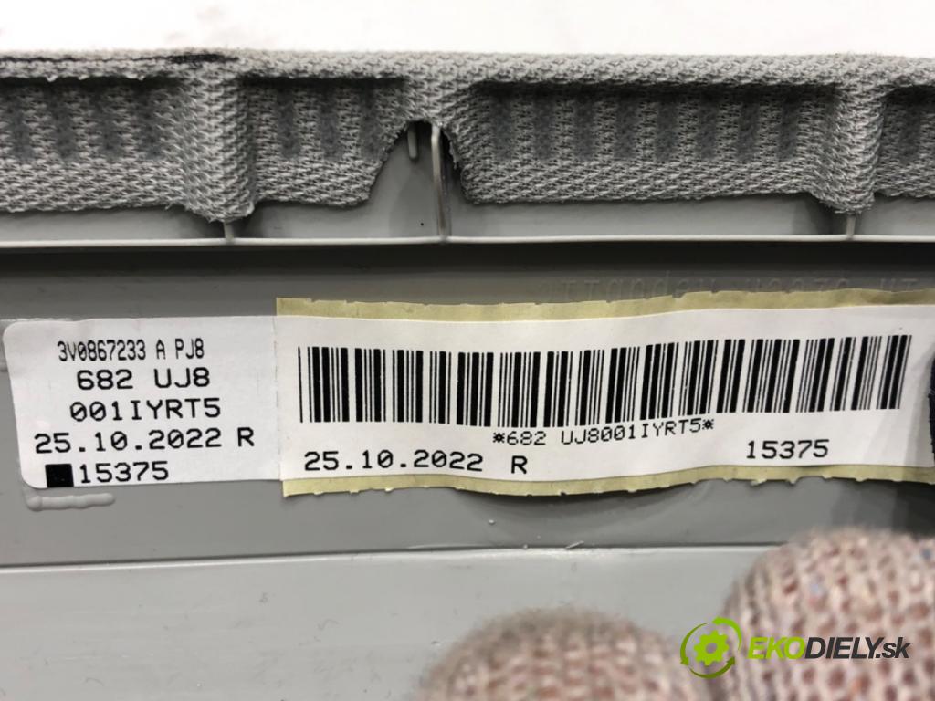 SKODA SUPERB III (3V3) 2015 - 2022    2.0 TDI 147 kW [200 KM] olej napędowy 2020 - 2022  Clona stĺpika ľavá strana 3V0867233A
