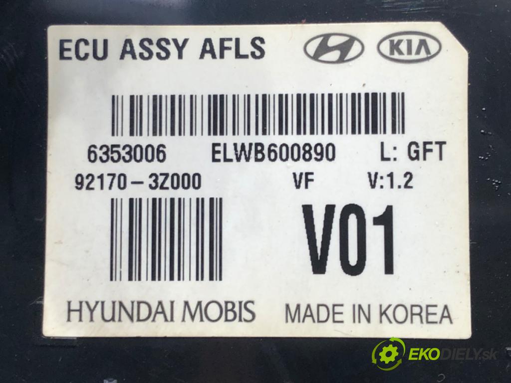 HYUNDAI i40 I Kombi Van (VF) 2011 - 2022    1.7 CRDI 85 kW [116 KM] olej napędowy 2015 - 2022  Modul svetiel 92170-3Z000 (Ostatné)