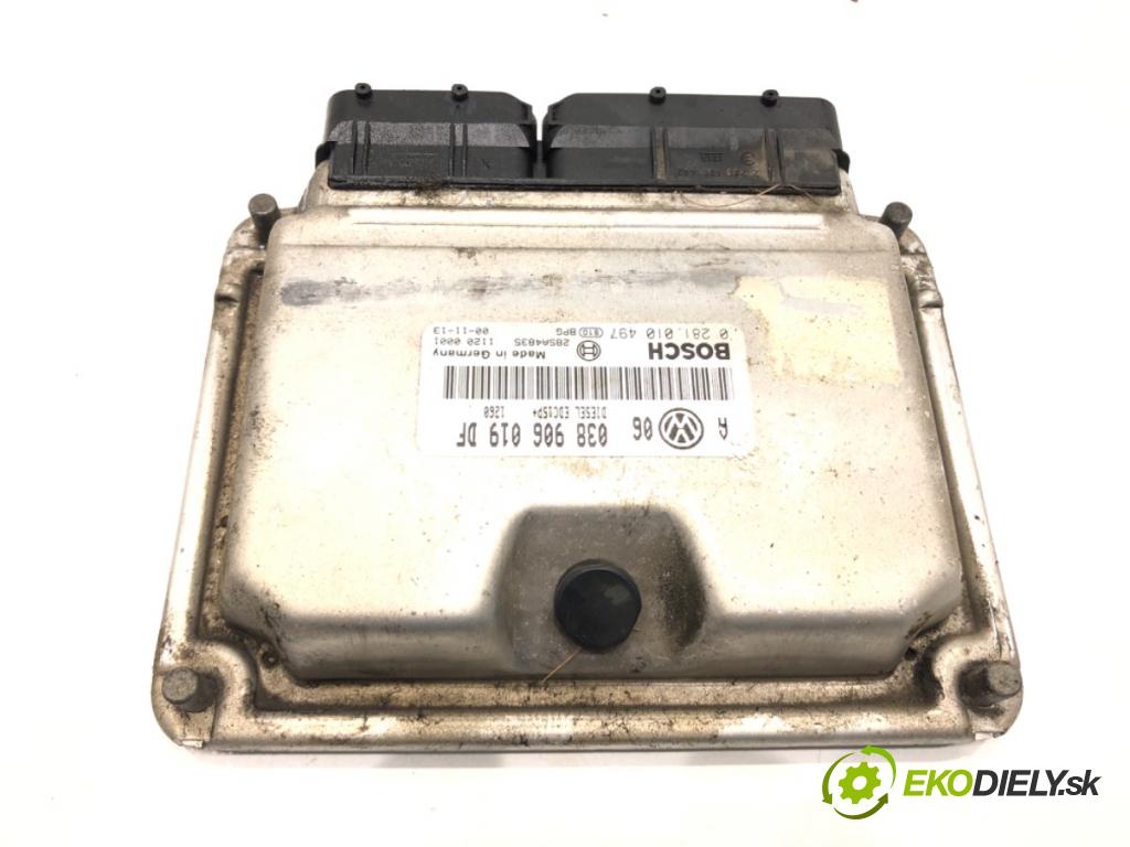VW GOLF IV (1J1) 1997 - 2008    1.9 TDI 74 kW [101 KM] olej napędowy 2000 - 2005  riadiaca jednotka Motor 038906019DF (Riadiace jednotky)