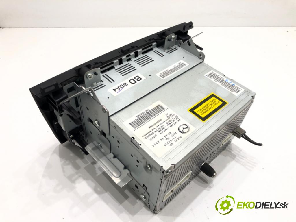 MAZDA 3 (BL) 2008 - 2014    1.6 MZR (BL14) 77 kW [105 KM] benzyna 2008 - 2014  RADIO 14799926 (Audio zariadenia)