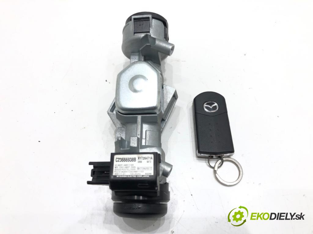MAZDA 3 (BL) 2008 - 2014    1.6 MZR (BL14) 77 kW [105 KM] benzyna 2008 - 2014  spinačka C23666938B (Spínacie skrinky a kľúče)