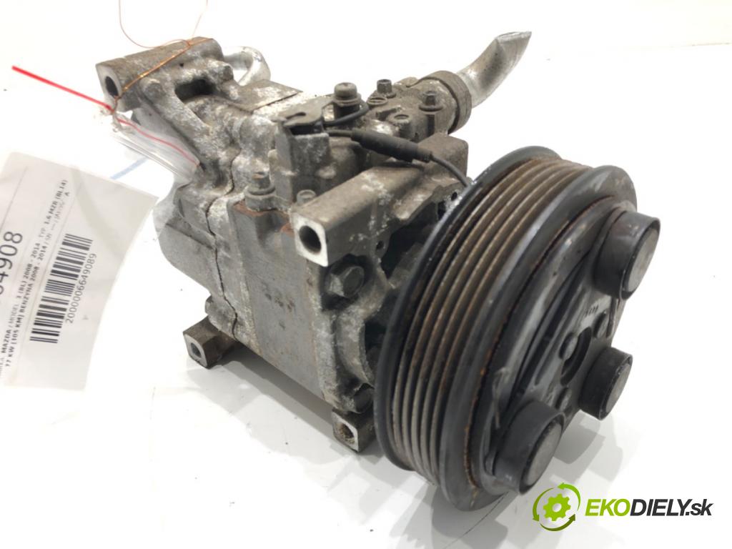 MAZDA 3 (BL) 2008 - 2014    1.6 MZR (BL14) 77 kW [105 KM] benzyna 2008 - 2014  kompresor klimatizace H12A1AS4EY (Kompresory)