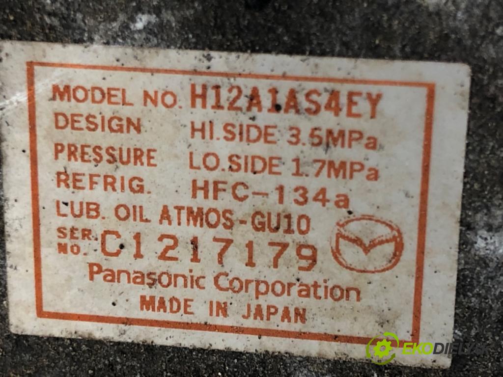 MAZDA 3 (BL) 2008 - 2014    1.6 MZR (BL14) 77 kW [105 KM] benzyna 2008 - 2014  kompresor klimatizace H12A1AS4EY (Kompresory)