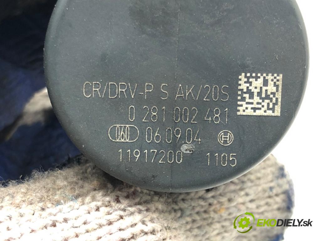 BMW X3 (E83) 2003 - 2011    2.0 d 110 kW [150 KM] olej napędowy 2004 - 2007  Regulátor tlaku paliva 0281002481 (Ostatné)