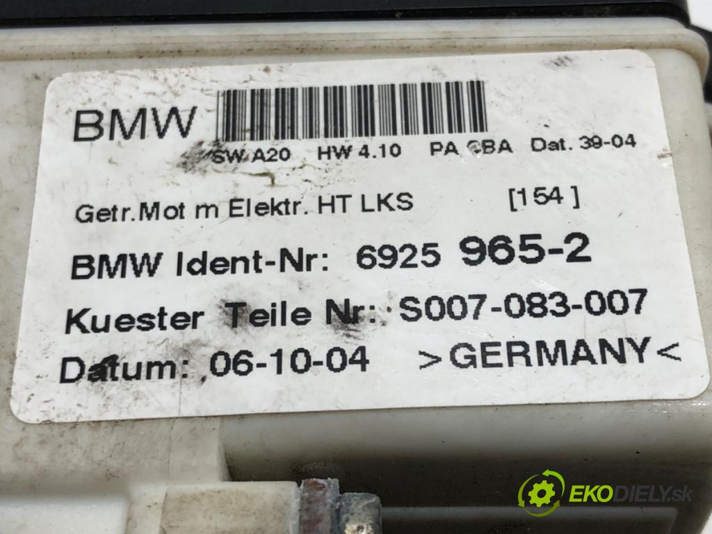 BMW X3 (E83) 2003 - 2011    2.0 d 110 kW [150 KM] olej napędowy 2004 - 2007  mechanismus okna levý zadní část