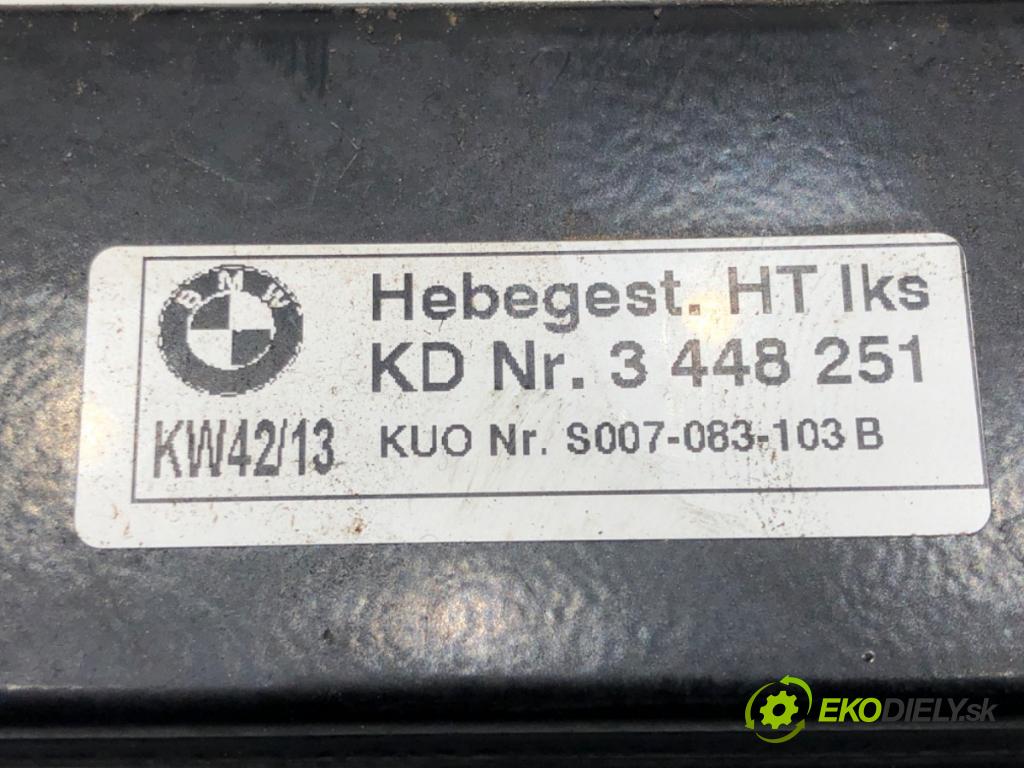 BMW X3 (E83) 2003 - 2011    2.0 d 110 kW [150 KM] olej napędowy 2004 - 2007  mechanismus okna levý zadní část