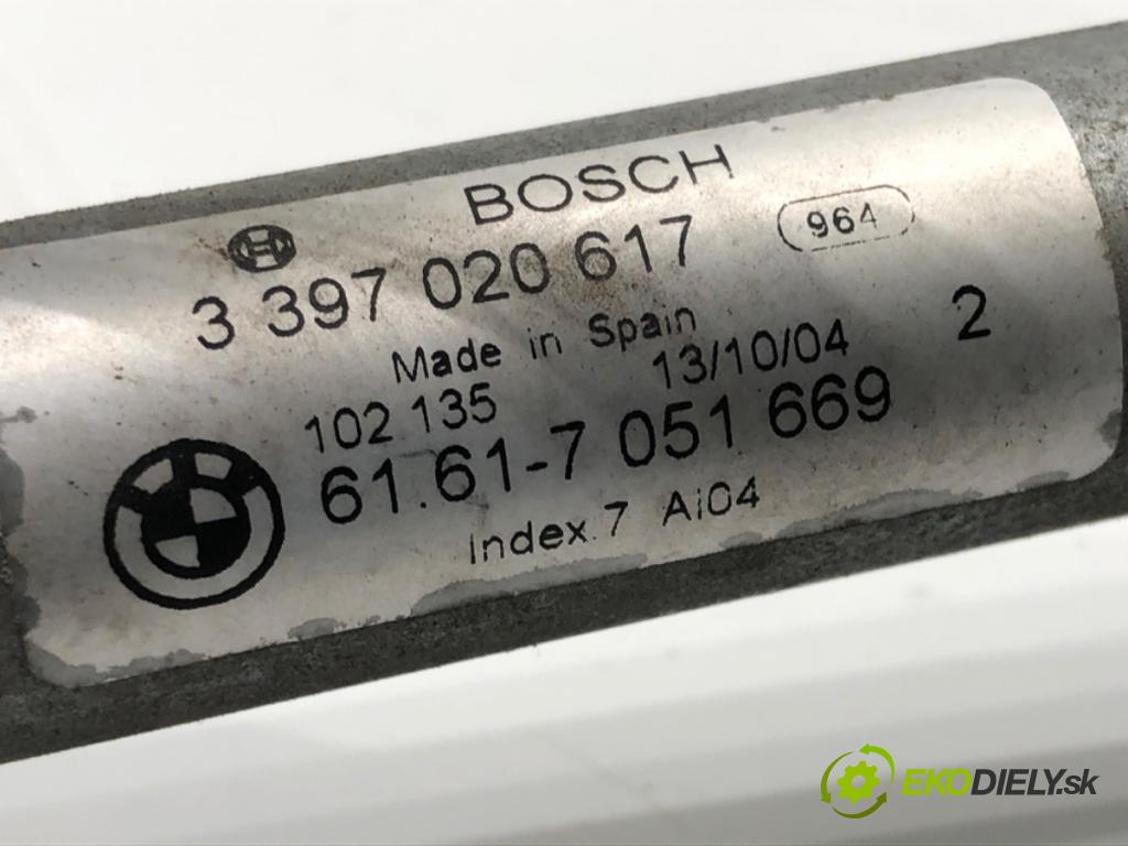 BMW X3 (E83) 2003 - 2011    2.0 d 110 kW [150 KM] olej napędowy 2004 - 2007  Mechanizmus stieračov predný 7051669 (Motorčeky stieračov predné)