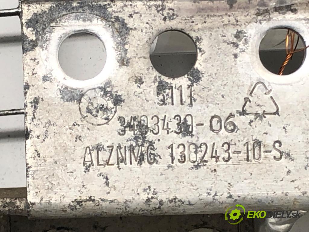 BMW X3 (E83) 2003 - 2011    2.0 d 110 kW [150 KM] olej napędowy 2004 - 2007  výztuha nárazníka přední část 3403430 (Výztuhy přední)