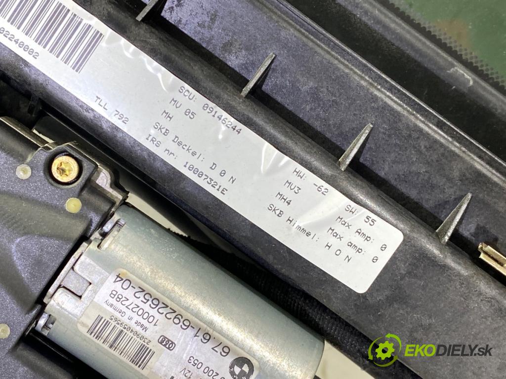 BMW X3 (E83) 2003 - 2011    2.0 d 110 kW [150 KM] olej napędowy 2004 - 2007  střešní okno 6922652 (Okna karoserie)