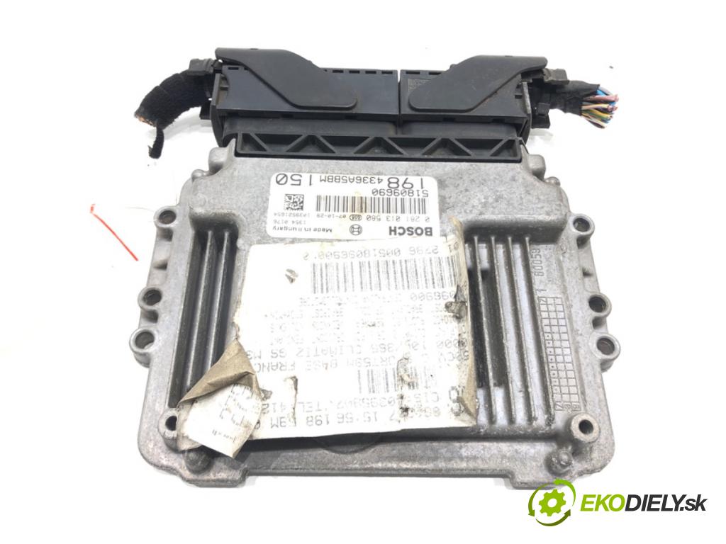 FIAT BRAVO II (198_) 2006 - 2022    1.9 D Multijet (198AXC1B) 110 kW [150 KM] olej napędowy 2007 - 2014  riadiaca jednotka Motor 51809690 (Riadiace jednotky)