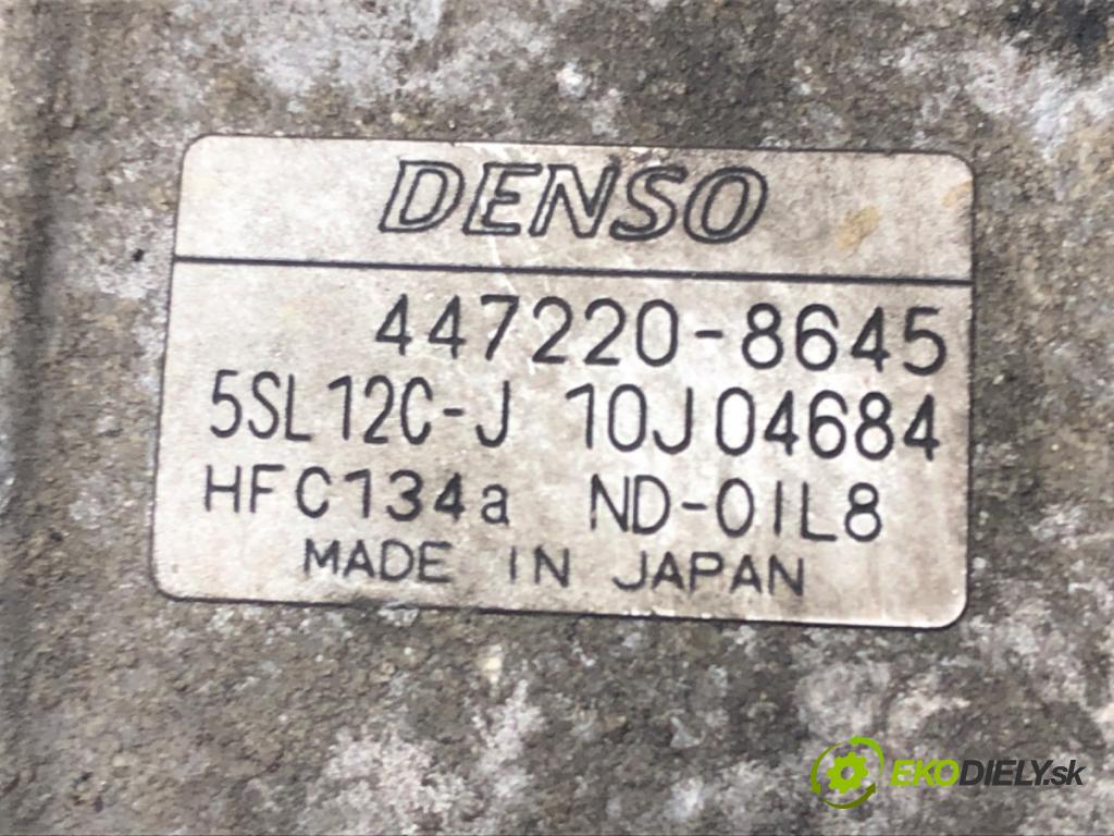 FIAT BRAVO II (198_) 2006 - 2022    1.9 D Multijet (198AXC1B) 110 kW [150 KM] olej napędowy 2007 - 2014  kompresor klimatizace 447220-8645 (Kompresory)