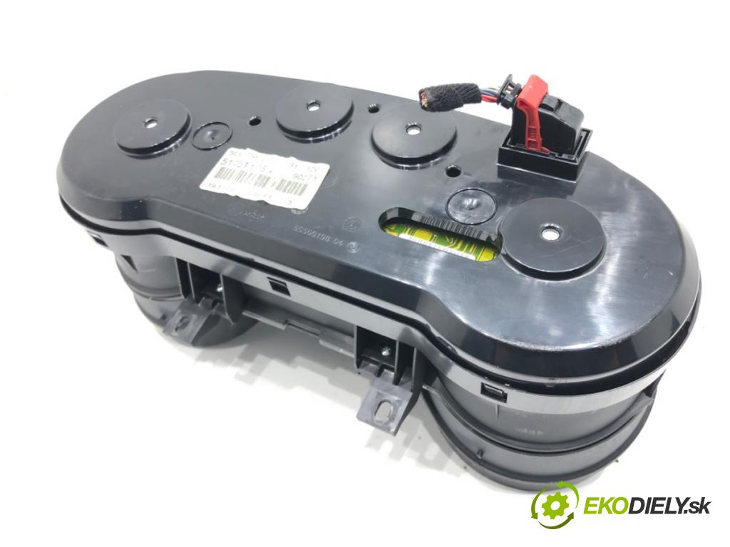 FIAT BRAVO II (198_) 2006 - 2022    1.9 D Multijet (198AXC1B) 110 kW [150 KM] olej napędowy 2007 - 2014  Prístrojovka 51761176 (Prístrojové dosky, displeje)