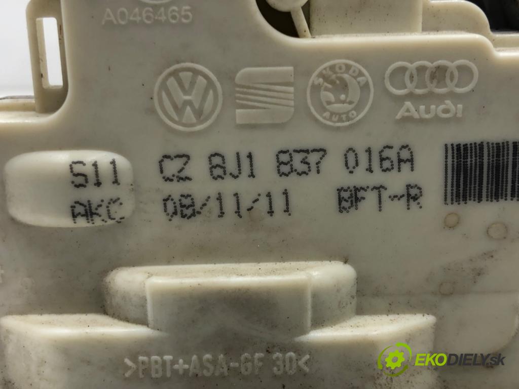 AUDI Q3 (8UB, 8UG) 2011 - 2018    2.0 TDI 130 kW [177 KM] olej napędowy 2011 - 2015  zámok dveře pravý přední část 8J1837016A