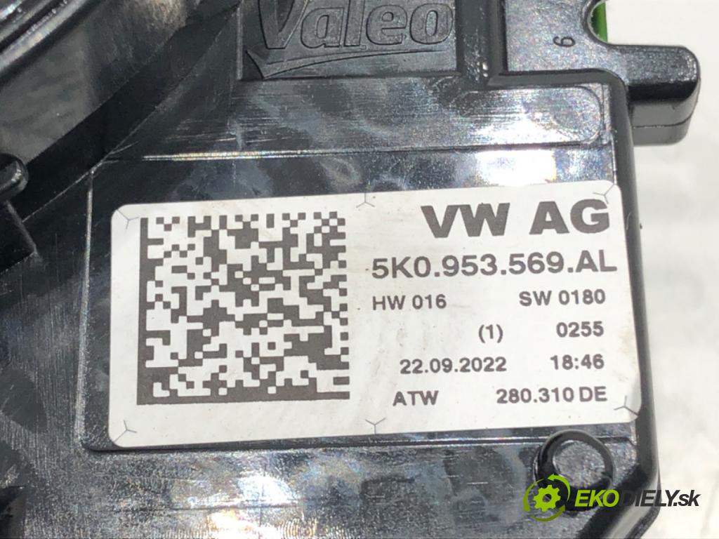 AUDI Q3 (8UB, 8UG) 2011 - 2018    2.0 TDI 130 kW [177 KM] olej napędowy 2011 - 2015  Krúžok, slimák airbag 5K0953569AL (Airbagy)