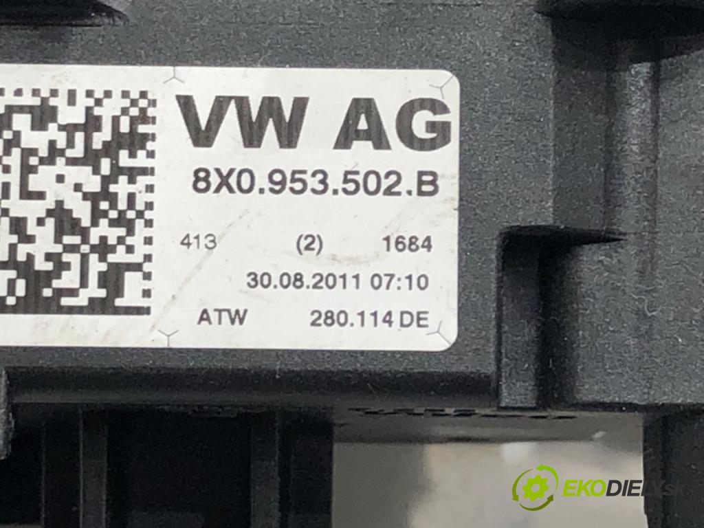 AUDI Q3 (8UB, 8UG) 2011 - 2018    2.0 TDI 130 kW [177 KM] olej napędowy 2011 - 2015  Prepínač kombinovaný 8X0953501D (Prepínače, spínače, tlačidlá a ovládače kúrenia)