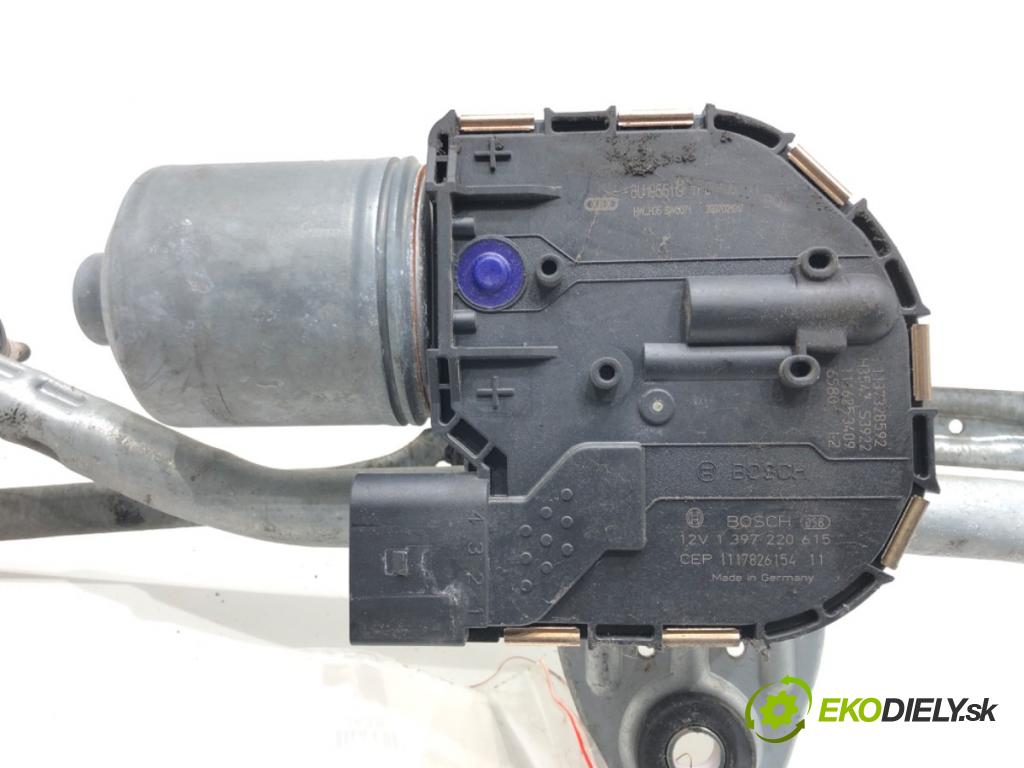 AUDI Q3 (8UB, 8UG) 2011 - 2018    2.0 TDI 130 kW [177 KM] olej napędowy 2011 - 2015  Mechanizmus stieračov predný 8U1955023 (Motorčeky stieračov predné)