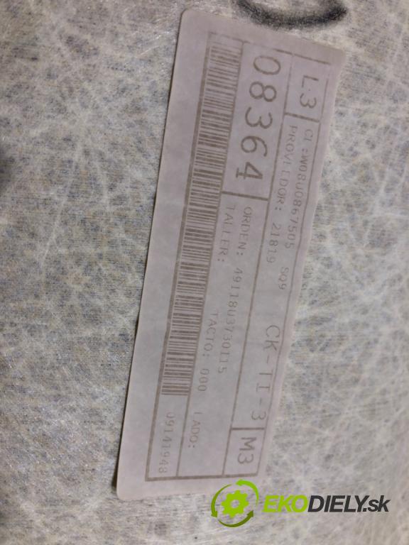 AUDI Q3 (8UB, 8UG) 2011 - 2018    2.0 TDI 130 kW [177 KM] olej napędowy 2011 - 2015  Stropný tapacír  (Stropné tapacíre)