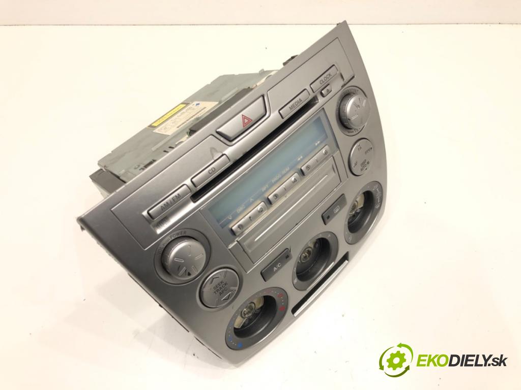 MAZDA 2 (DY) 2003 - 2007    1.4 CD 50 kW [68 KM] olej napędowy 2003 - 2007  RADIO 6M71-18K876-DA (Audio zariadenia)