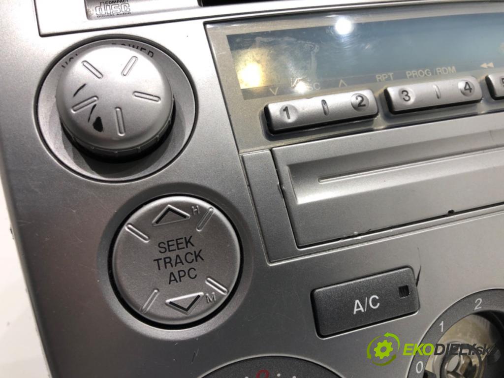 MAZDA 2 (DY) 2003 - 2007    1.4 CD 50 kW [68 KM] olej napędowy 2003 - 2007  RADIO 6M71-18K876-DA (Audio zariadenia)