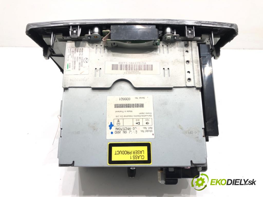 MAZDA 2 (DY) 2003 - 2007    1.4 CD 50 kW [68 KM] olej napędowy 2003 - 2007  RADIO 6M71-18K876-DA (Audio zariadenia)