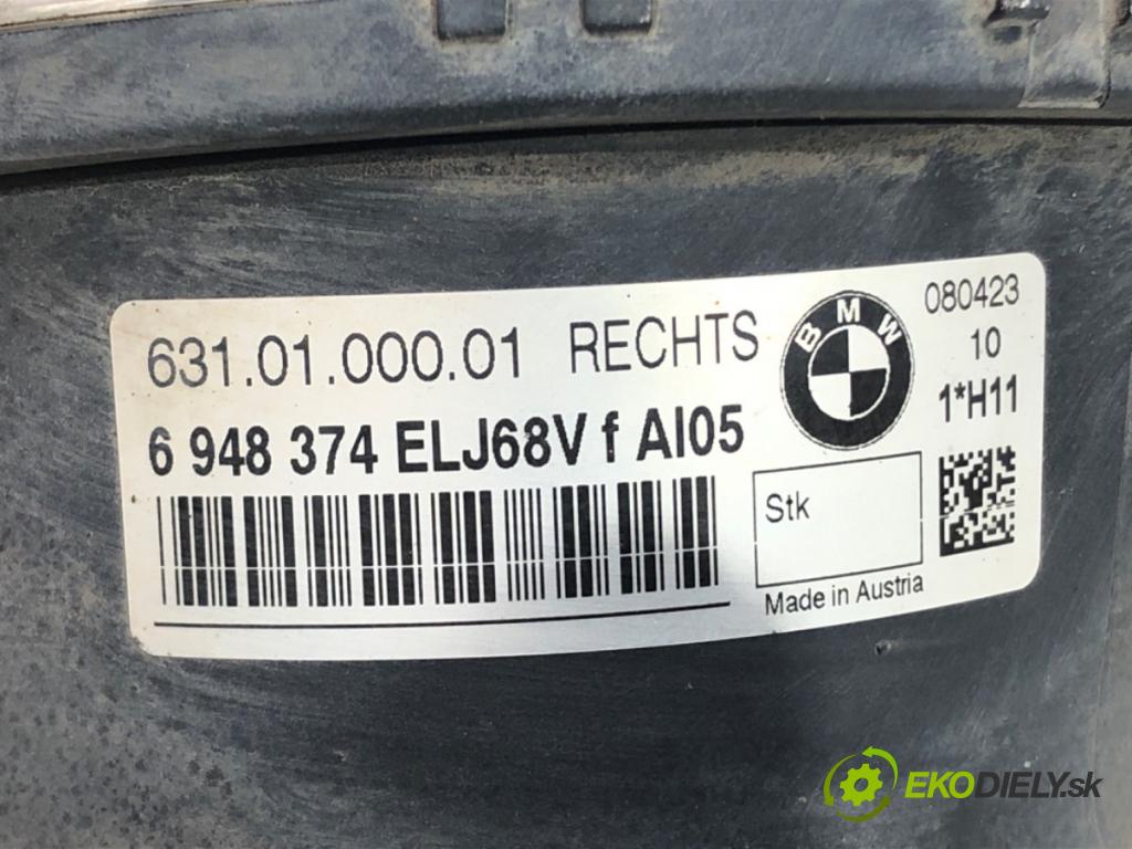 BMW 3 Touring (E91) 2004 - 2012    320 d 130 kW [177 KM] olej napędowy 2007 - 2010  hmlové svetlo, hmlovka pravý přední část 6948374