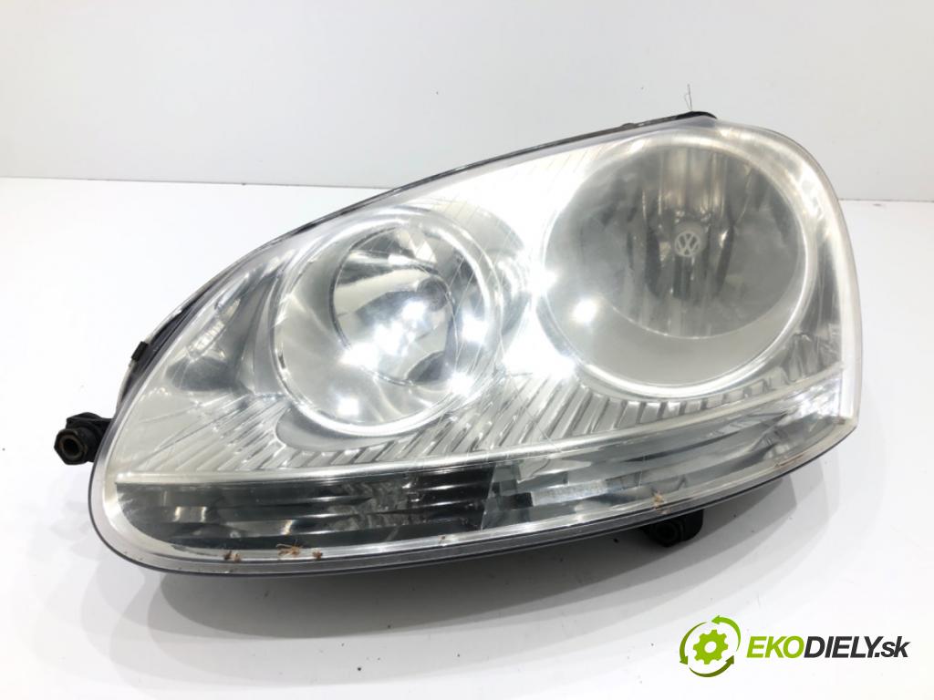 VW GOLF V (1K1) 2003 - 2010    1.9 TDI 66 kW [90 KM] olej napędowy 2004 - 2008  Svetlomet ľavy predný 1K6941005N