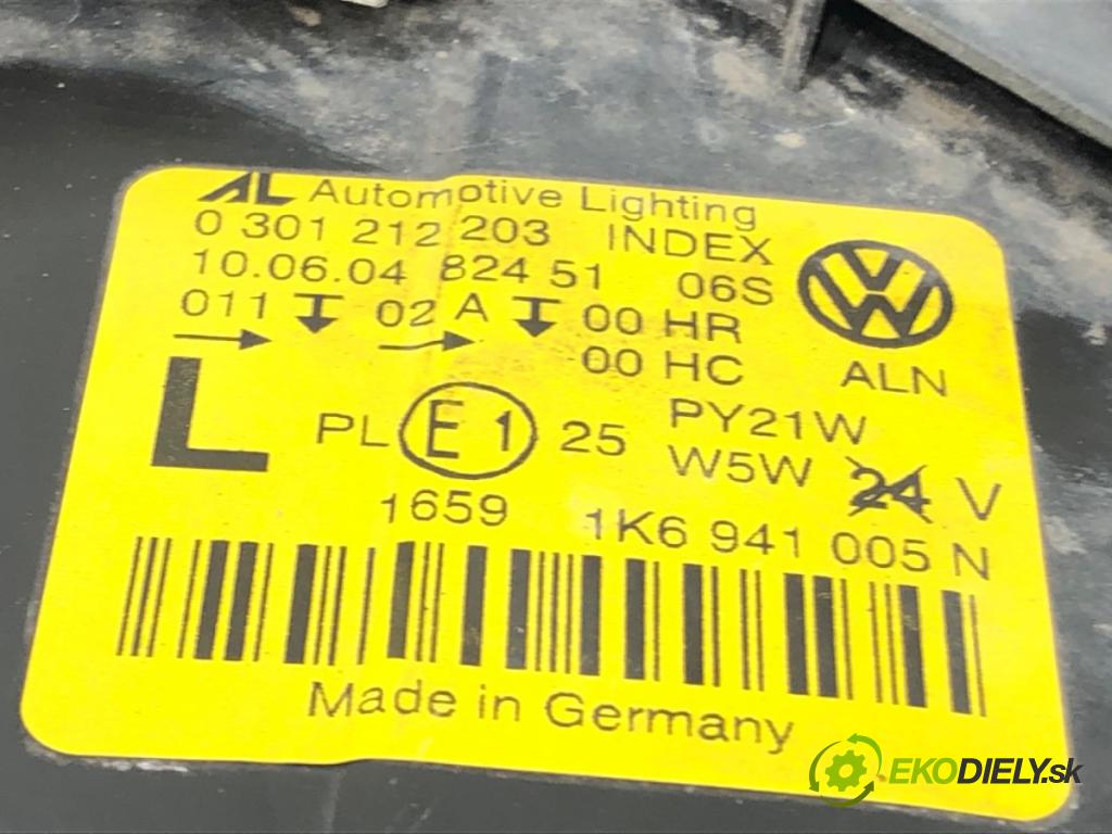 VW GOLF V (1K1) 2003 - 2010    1.9 TDI 66 kW [90 KM] olej napędowy 2004 - 2008  Svetlomet ľavy predný 1K6941005N