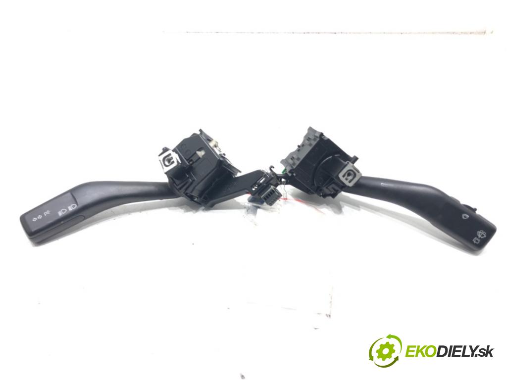 VW GOLF V (1K1) 2003 - 2010    1.9 TDI 66 kW [90 KM] olej napędowy 2004 - 2008  Prepínač kombinovaný 1K0953519 (Prepínače, spínače, tlačidlá a ovládače kúrenia)