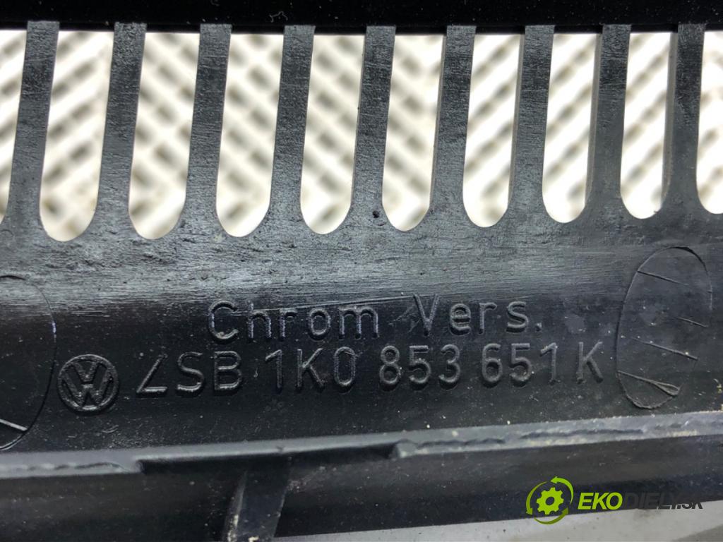 VW GOLF V (1K1) 2003 - 2010    1.9 TDI 66 kW [90 KM] olej napędowy 2004 - 2008  mřížka maska 1K0853651K (Mřížky (masky) chladičů)