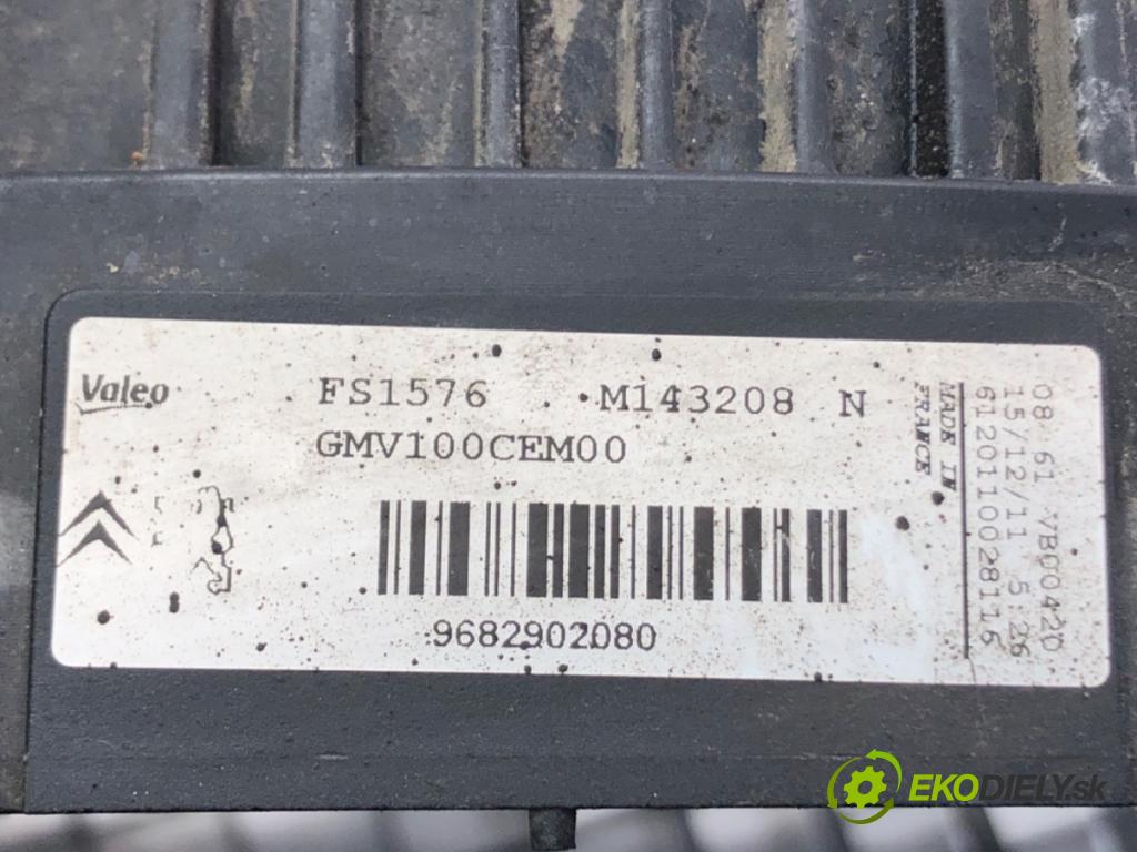 CITROEN C3 II (SC_) 2009 - 2022    1.4 54 kW [73 KM] benzyna 2009 - 2016  ventilátor chladiče 9682902080 (Ventilátory)