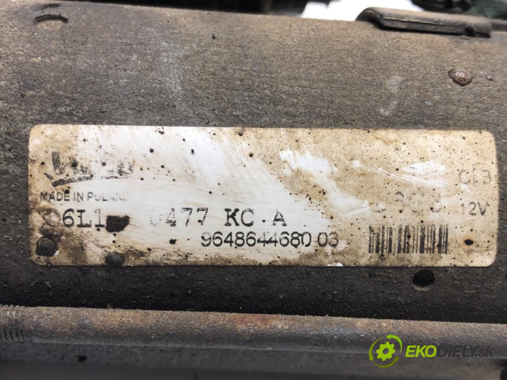 CITROEN C3 II (SC_) 2009 - 2022    1.4 54 kW [73 KM] benzyna 2009 - 2016  Štartér 9648644680 (Štartéry)