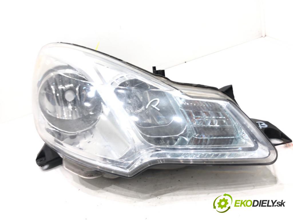 CITROEN C3 II (SC_) 2009 - 2022    1.4 54 kW [73 KM] benzyna 2009 - 2016  Svetlomet pravy predný 9673814380