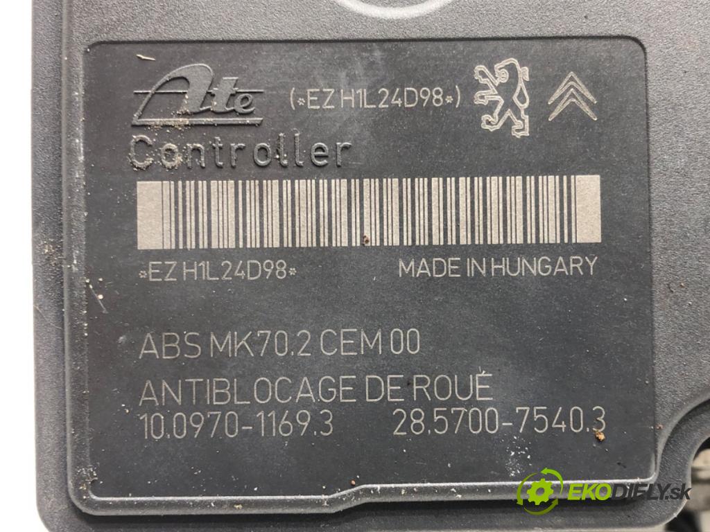 CITROEN C3 II (SC_) 2009 - 2022    1.4 54 kW [73 KM] benzyna 2009 - 2016  Pumpa ABS 9675099880 (Pumpy ABS)