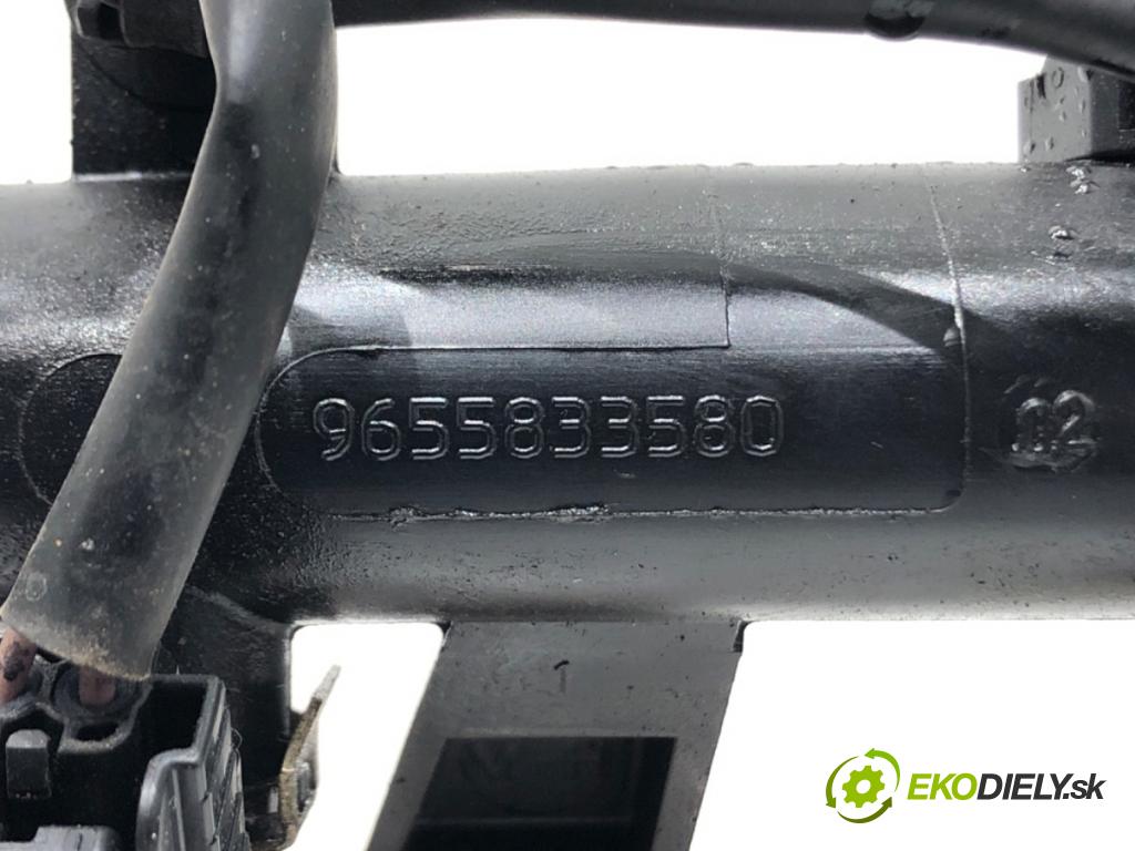 CITROEN C3 II (SC_) 2009 - 2022    1.4 54 kW [73 KM] benzyna 2009 - 2016  Lišta vstrekovacia 9655833580 (Vstrekovacie lišty)