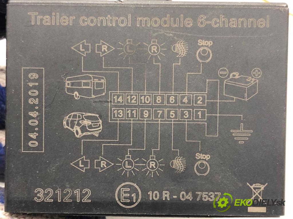 CITROEN C3 II (SC_) 2009 - 2022    1.4 54 kW [73 KM] benzyna 2009 - 2016  Modul ťažného oka 10R-047537 (Ostatné)