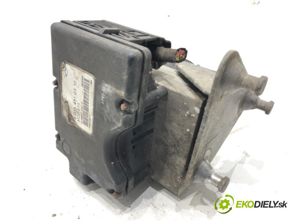 MERCEDES-BENZ CLK (C208) 1997 - 2003    200 (208.335) 100 kW [136 KM] benzyna 1997 - 2002  Pumpa ABS A0034310312 (Pumpy ABS)
